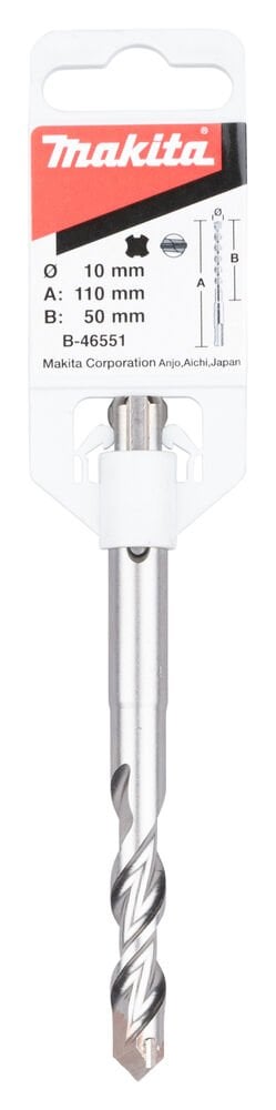 Makita B-46551 - V Plus Seri̇si̇ Sds Plus 2 Elmasli Uç 10x110 Mm