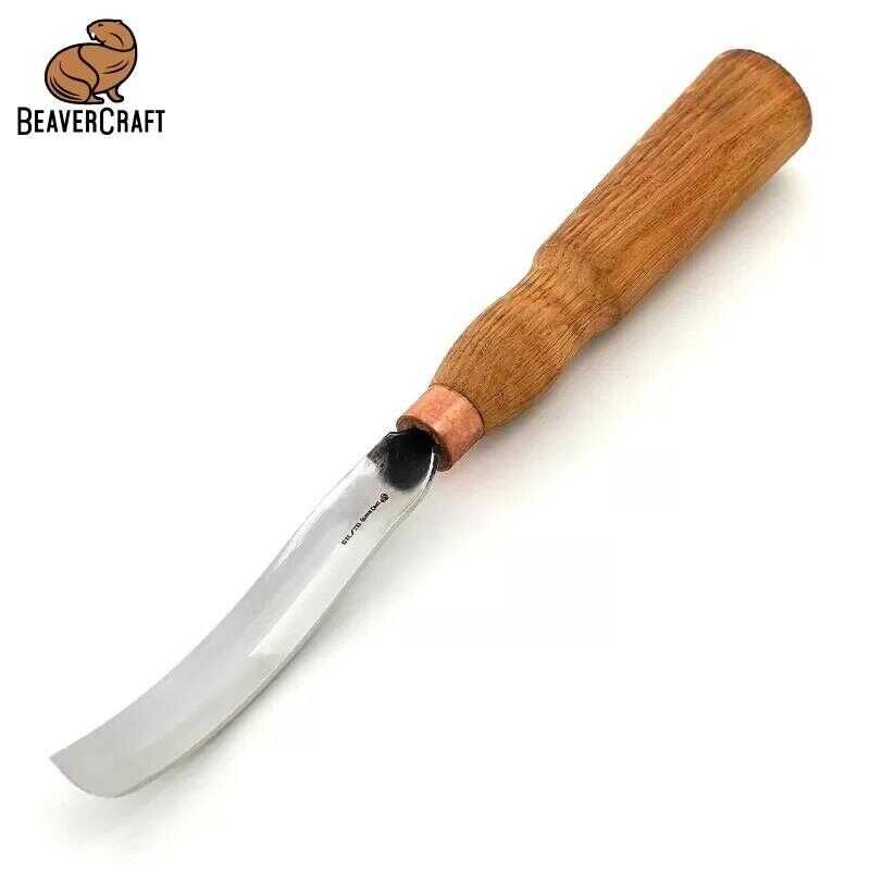 BeaverCraft G7L/20 Bükülmüş Oluklu Ahşap Oyma Iskarpelası, 20mm