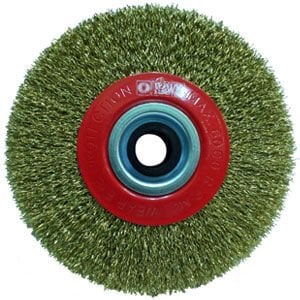 Hawk HA10105 - Sarı Telli Daire Fırça 150x25 Mm