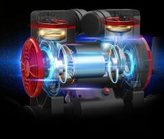 Kuletaş Premium 9 Litre Sessiz Yağsız Hava Kompresörü 1,2 Hp (İtalyan Tasarım)