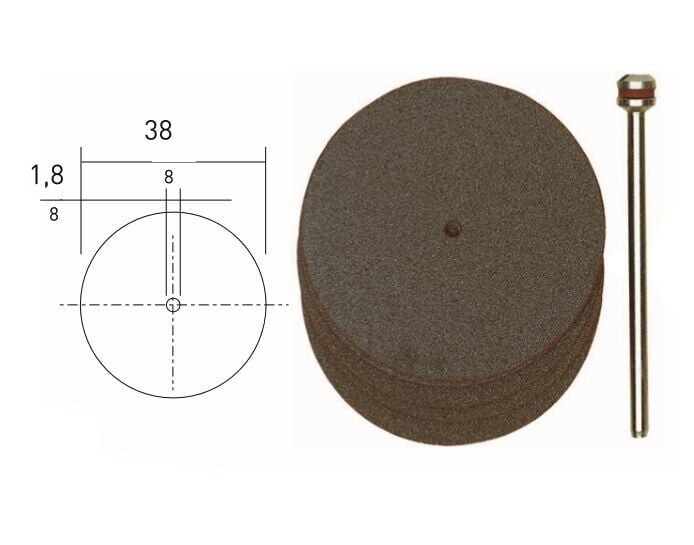 Proxxon 28820 - 5'li Kesme Diski 38 Mm - Yüksek Performans