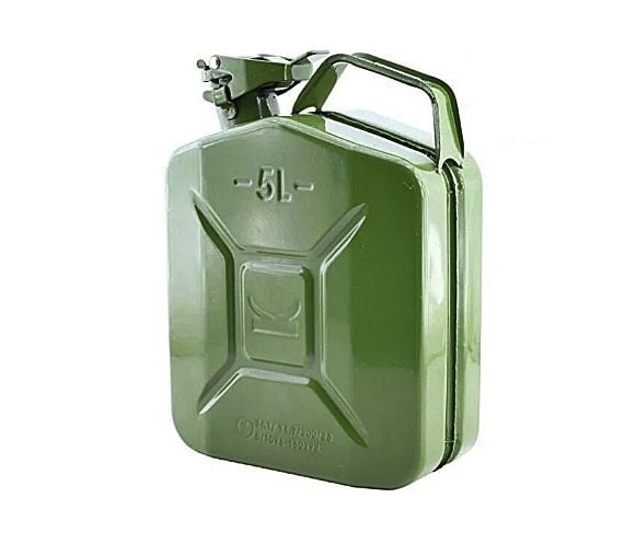 King  Cans BBC05 Metal Akaryakıt Bidonu 5 Lt Yeşil (yakıt borusu dahil)