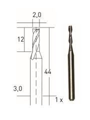 Proxxon 28759 - Tungsten Karbür Matkap Ucu 2.0 Mm - Yüksek Hassasiyet