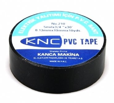 KNC - P.v.c Elektrikçi Bandı - Siyah, Yüksek Kalite Yalıtım