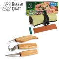 BeaverCraft S13 Ahşap Kuksa Kaşık Oyma Bıçağı Seti, 6 Parça