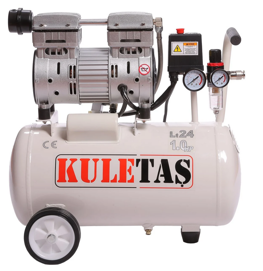 Kuletaş Süper Sessiz Yağsız Hava Kompresörü 24 Litre