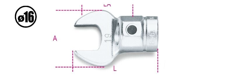 Beta - Açık Ağız Tork Anahtar Soketi 642 27