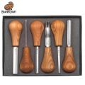 BeaverCraft SC05 Avuç İçi Ahşap Oyma Iskarpela Seti, 6 Parça