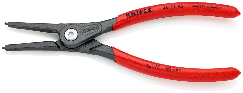 Knipex 49 11 A2 - Ağır Hizmet Dış Segman Pense 180 Mm - Dayanıklı ve Hassas