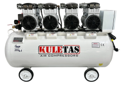 Kuletaş Süper Sessiz Yağsız Kompresör 200 Litre (6 Hp)