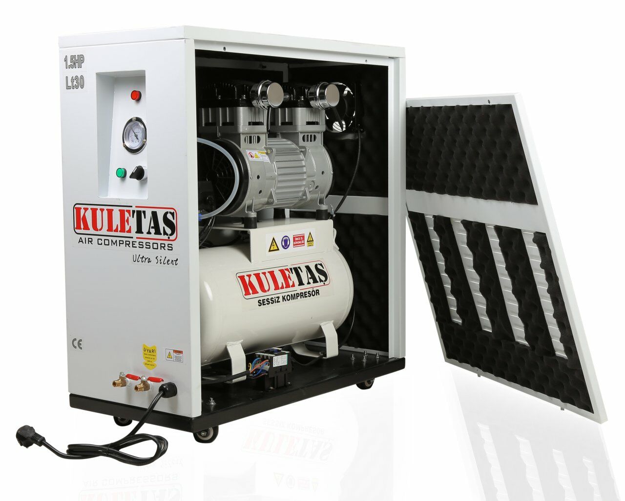 Kuletaş Kabinli Ultra Sessiz Kompresör 30 Litre
