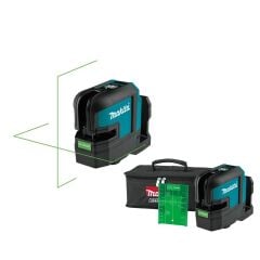 Makita SK105GDZ - 4 Nokta Yeşil Çapraz Çizgi Lazer (akülü) - Sk105gdz