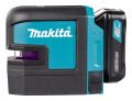 Makita SK105GDZ - 4 Nokta Yeşil Çapraz Çizgi Lazer (akülü) - Sk105gdz