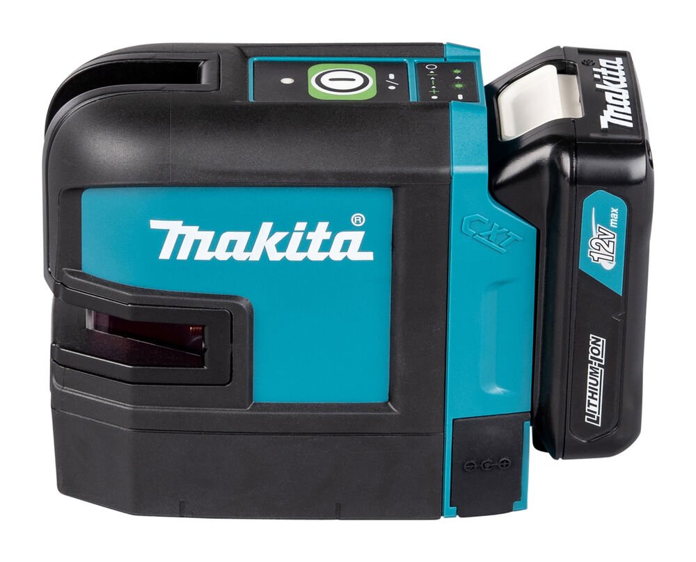 Makita SK105GDZ - 4 Nokta Yeşil Çapraz Çizgi Lazer (akülü) - Sk105gdz