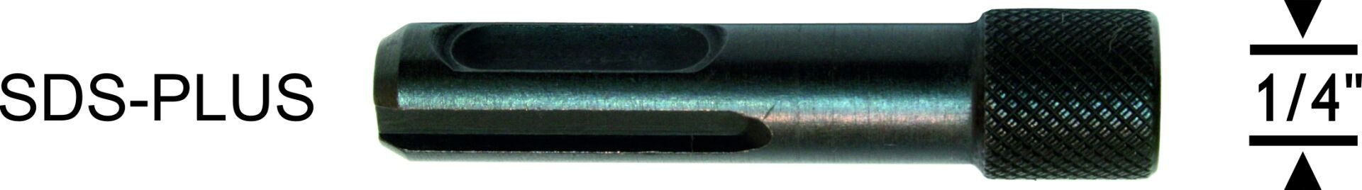 Proscr SCR03033 - Sds - Plus Adaptörü 55mmx1/4'' ile Güçlü Bağlantılar