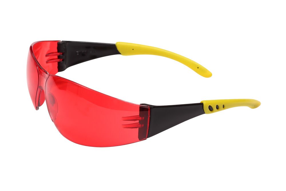 Max Safety S500AF-KR - Göz Koruyucu Buğulanmaz - Kırmızı 30 Gr