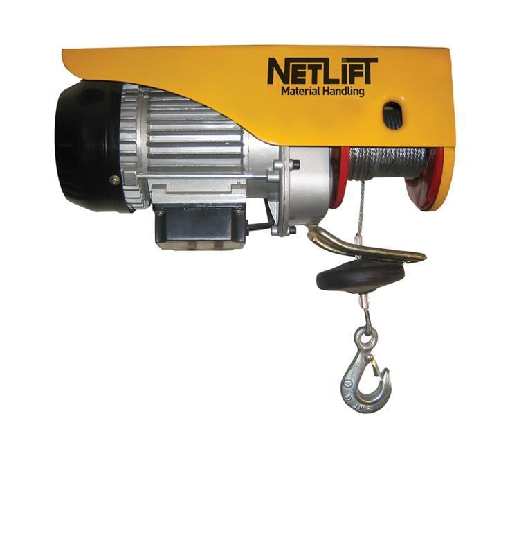 NETLİFT Elektrikli Mini Vinç (NL-EW 125/250) /2,Resimdeki Bağlama Aparatı Fiyata Dahil Değildir.