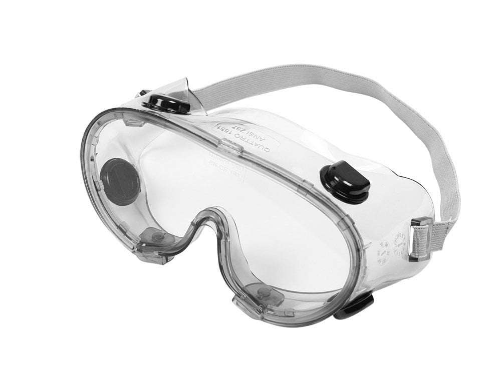 Max Safety S1551V-AF-S - Ventilli Göz Koruyucu - Şeffaf 75 Gr