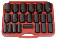 GENIUS CM-417MB 1/2'' KISA Havalı Lokma Takımı 17 Parça (8-32mm)