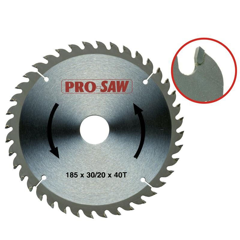 Prosaw PS51212 Ahşap Dai̇re Testeresi̇ 40 Di̇ş 180 mm