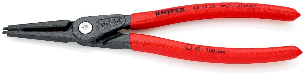 Knipex 48 11 J3 - Ağır Hizmet İç Segman Pensi 225 Mm - Dayanıklı ve Hassas