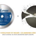 Evolution M255TCT-52MS Yumuşak Çelik Daire Testere Bıçağı, 255mm
