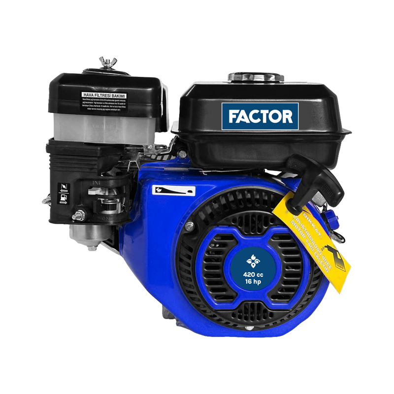 Factor MG420E 16 Hp Benzinli Motor İpli & Marşlı Kamalı