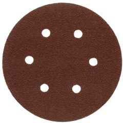 ALÜMİNYUM OKSİT CIRTLI 6 DELİKLİ DİSK ZIMPARA 150 mm 100 KUM
