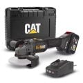 CAT DX3130 18Volt/4.0Ah 125mm Tek Akülü Kömürsüz Profesyonel Avuç Taşlama