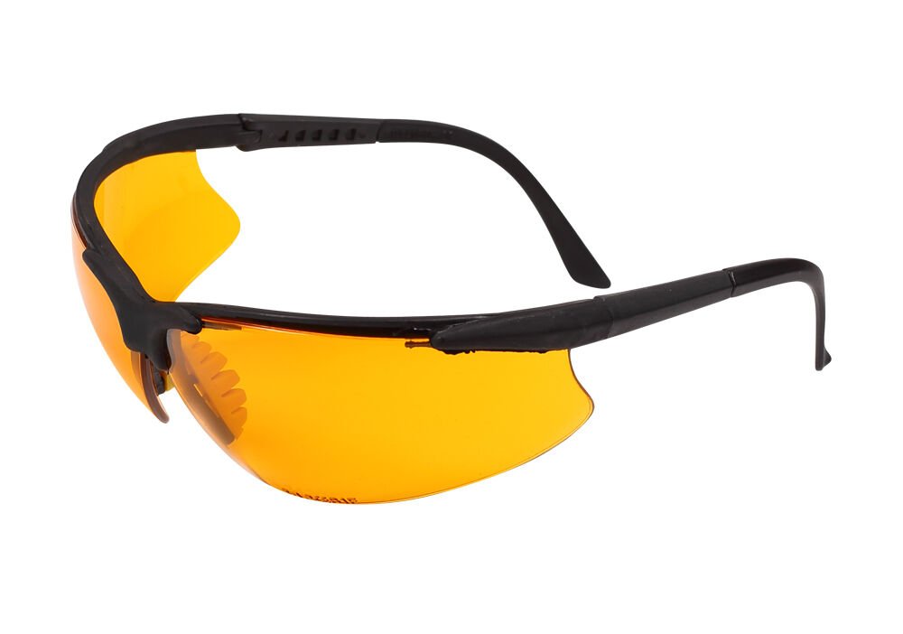 Max Safety S600-SR - Göz Koruyucu - Sarı 50 Gr, Polikarbonat Lens