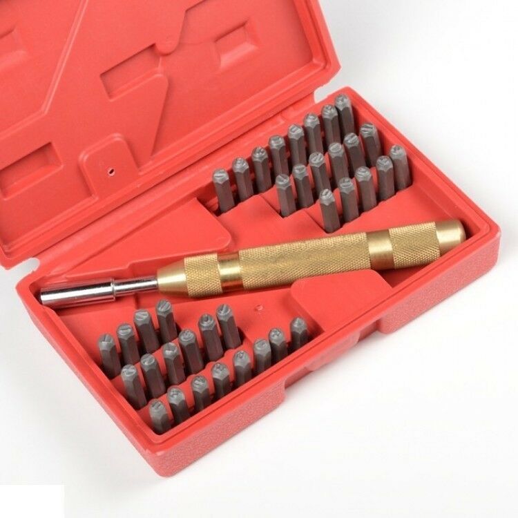 Partner PT03047 - Çelik Harf ve Rakam Panç Seti - 38 Parça