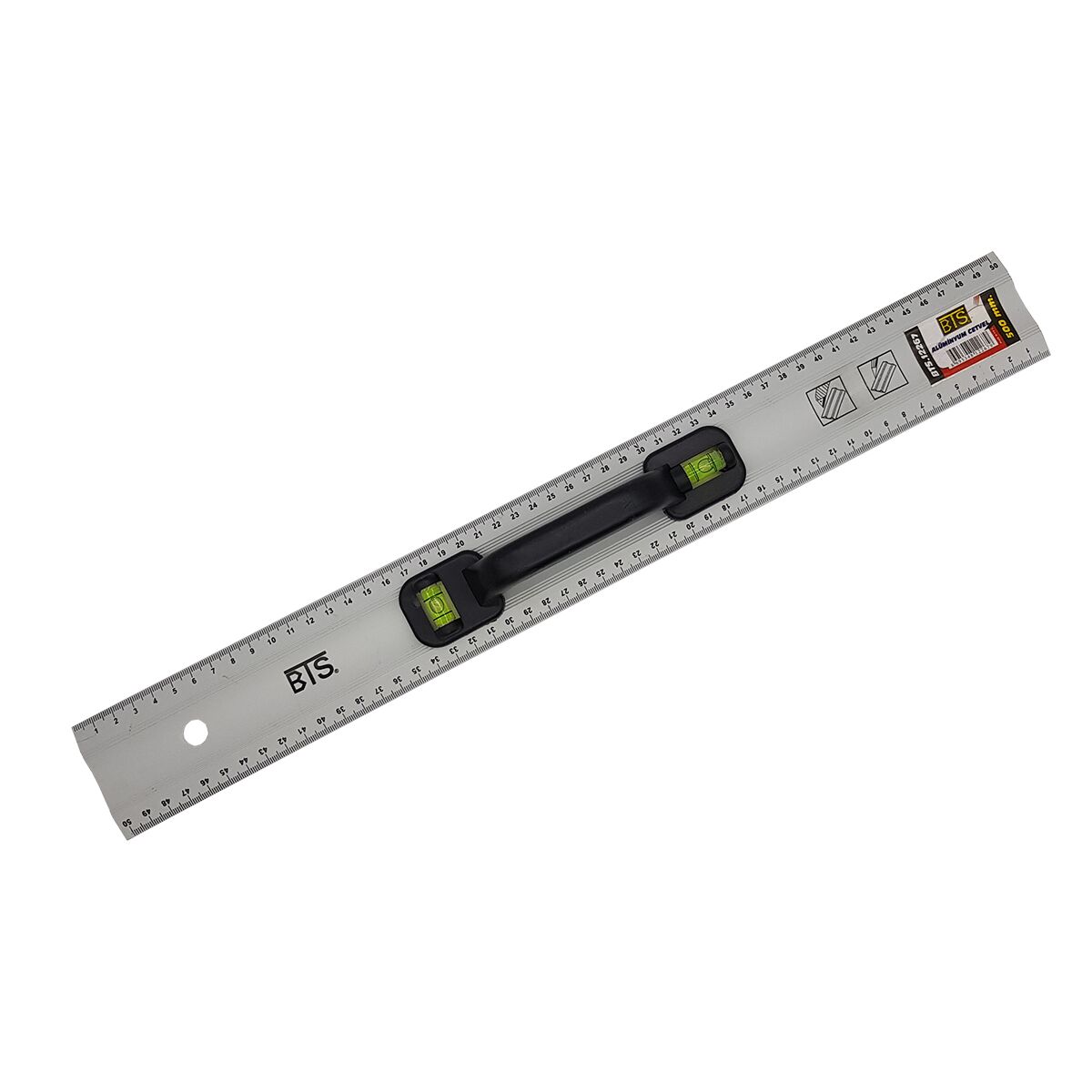 Bts BTS12269 - Su Terazili Alüminyum Cetvel 1000 Mm - Hassas Ölçüm Aracı