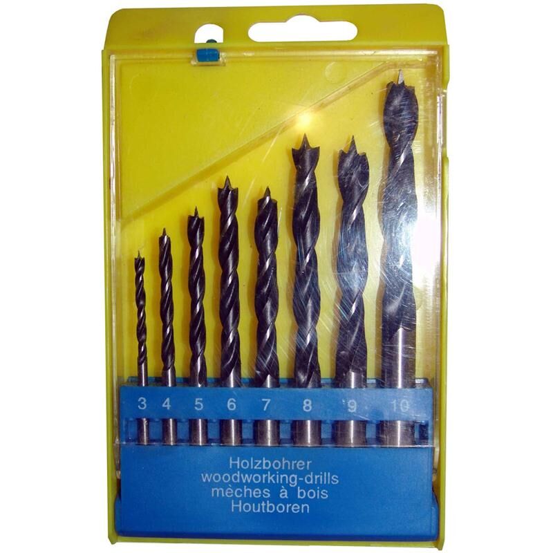 Todrill TD50191 - 8 Li Ağaç Matkap Uç Seti - Yüksek Performans