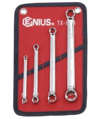GENIUS TX-E04 TORX ANAHTAR TAKIMI (E6-E24) 4 Parça Set