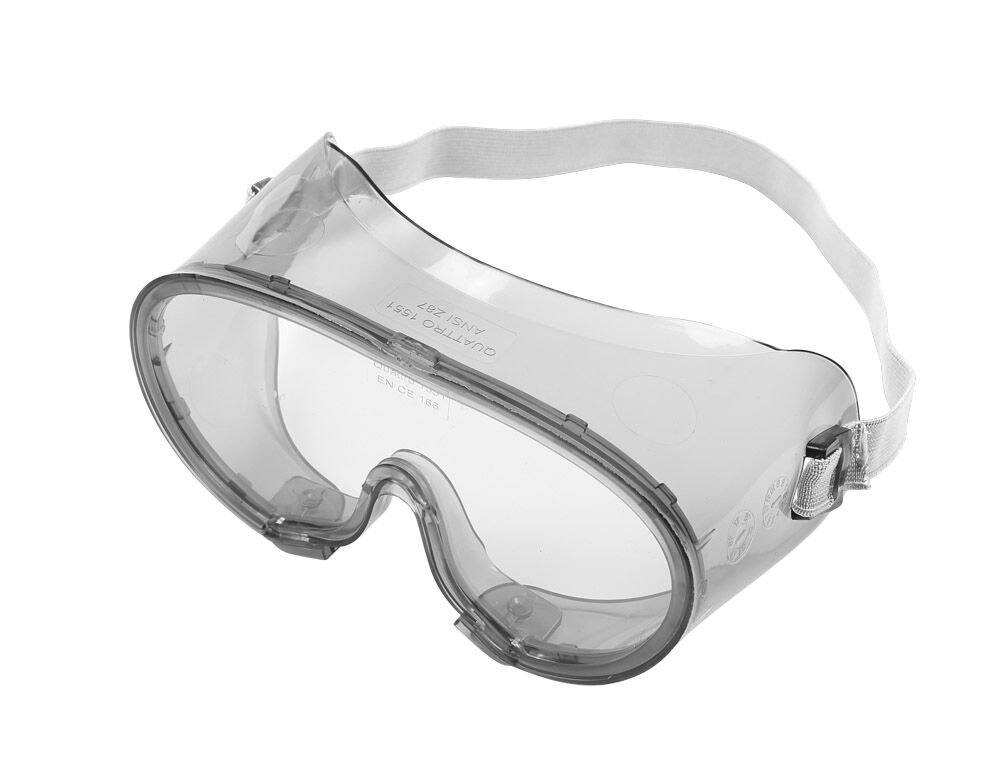 Max Safety S1551-S - Ventsiz Göz Koruyucu - Şeffaf 75 Gr