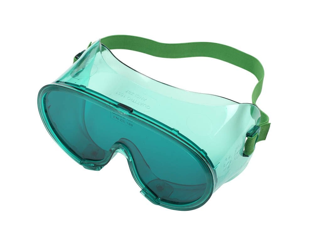 Max Safety S1551-Y - Ventilsiz Göz Koruyucu - Yeşil 75 Gr