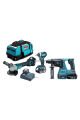 Maki̇ta Dlx3070xt ( Dga504z + Dhr242z + Dtd154z) Set