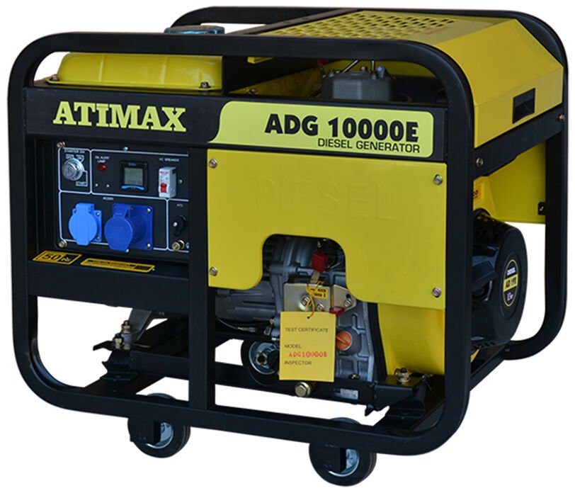 Atimax ADG10E 9 kVA Dizel Marşlı Monofaze