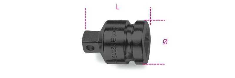 Beta - Havalı Adaptör 3/4''f-1/2''m - Dayanıklı ve Kullanışlı
