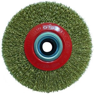 Hawk HA10109 - Sarı Telli Daire Fırça 200x75 Mm - Yüksek Performans