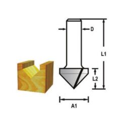 Topshop TH14479 - Freze Bıçağı 12x24 Mm - Yüksek Performans