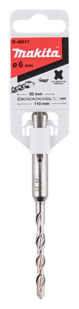 Makita B-46517 - V Plus Seri̇si̇ Sds Plus 2 Elmasli Uç 6x110 Mm