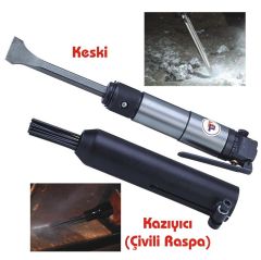 HAVALI KESKİ + KAZIYICI (ÇİVİLİ RASPA)