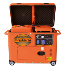ATiMAX AD10000T 9,0 kVA, MONOFAZE, KABİNLİ, SESSİZ, MARŞLI DİZEL PORTATİF JENERATÖR