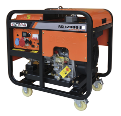 ATİMAX  AD12000E  MONOFAZE MARŞLI PORTATİF DİZEL JENERATÖR