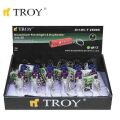 TROY 28086 Mini LED El Feneri ve Anahtarlık (24 Adet, Standlı)
