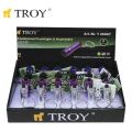 TROY 28087 Mini LED El Feneri ve Anahtarlık (24 Adet, Standlı)