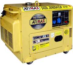 ATiMAX AD 7500T3 MARŞLI, KABİNLİ, AKÜLÜ JENERATÖR