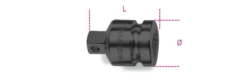 Beta - Havalı Adaptör 729/15 1''-3/4''