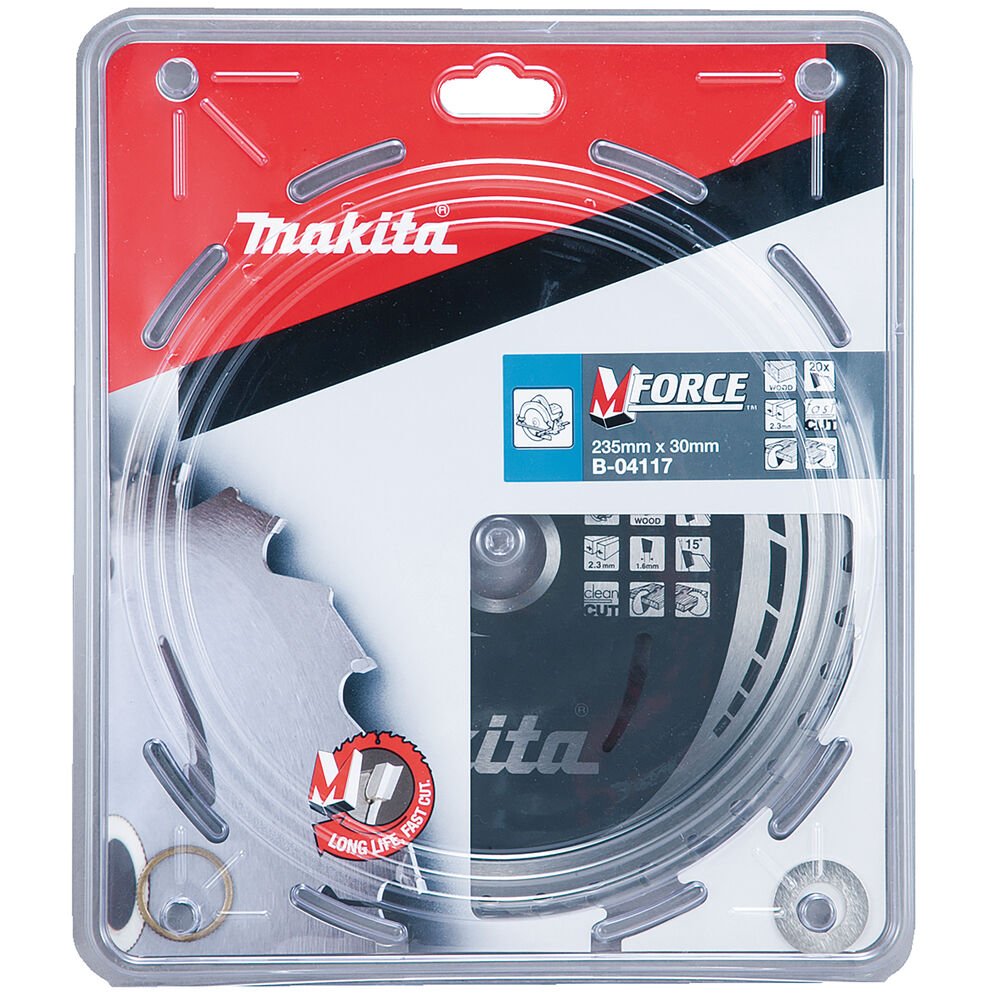 Makita B-04117 - Ahşap Daire Testere 235x20 Diş ile Kesim Kolaylığı